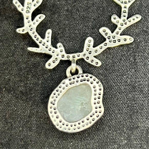 Barse Sterling Silver Genuine Stones Pierced Dangle Earrings (3647) - Picture 4 of 6